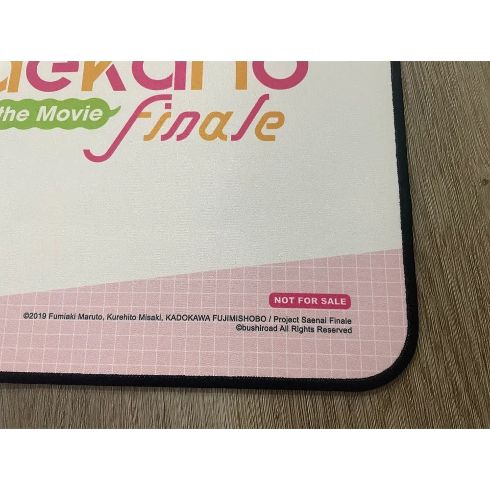 Weiss Schwarz Saekano Finale Megumi‎ Kato Playmat TCG Card Game Desk Mat Promo